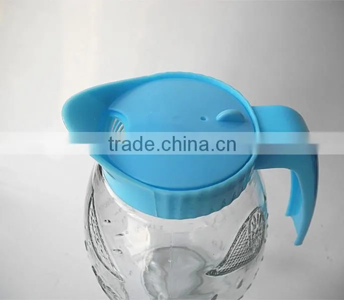 wonderful time lemonade collection glass pitcher cup set WITH HANDLE