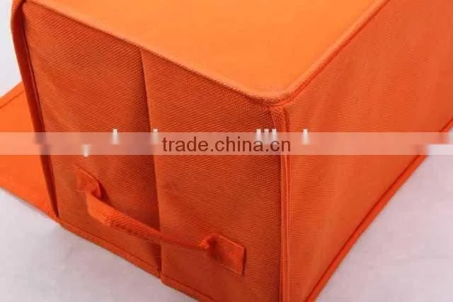 rectangular box with handle/non woven storage box
