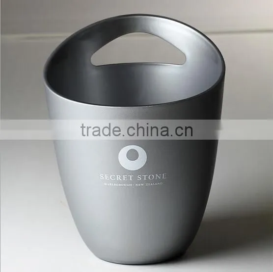 Best-selling Eco-friendly Plastic Ice Container/red acrylic ice bucket /round wine barrels of wine barrel