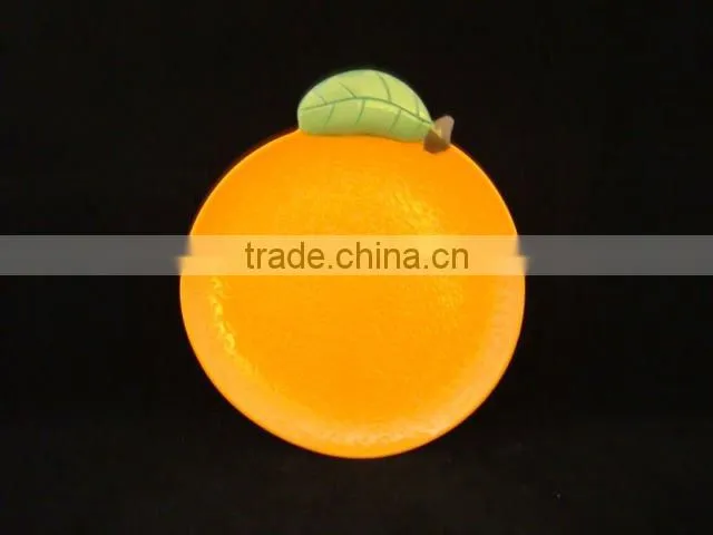 Polygon shape melamine cake plate