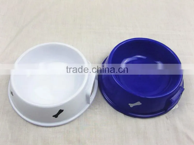 Plastic pet bowl/dog food bowl/cat food bowl