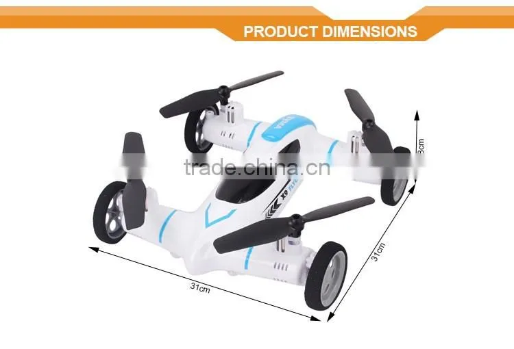 Novelty Products Chinese 2.4G RC Drone Syma X9 Flying Car Mini Dron