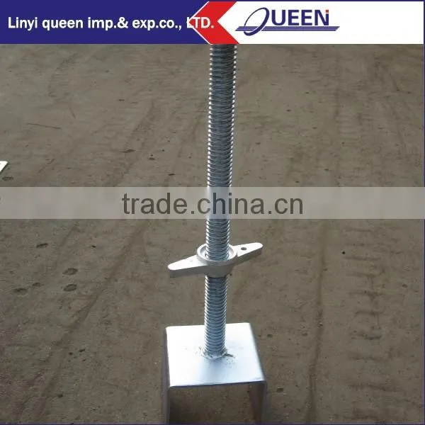 Scaffolding Parts Type and jack base Scaffolding Part hollow/ solid/swivel screw base jack