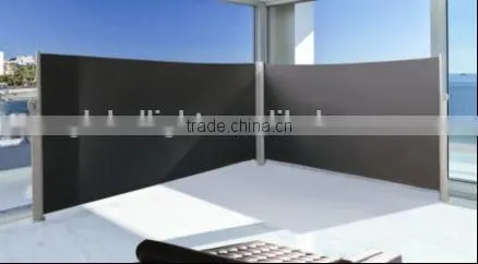 hot sale acrylic semi-cassette decorative patio windscreen