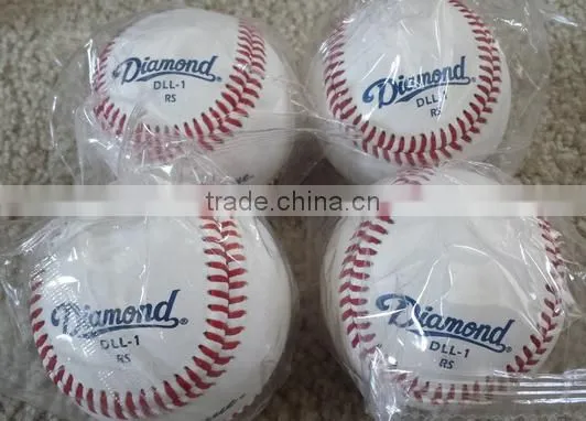 high quality&cheap price 12 inch custom cow leather wool core softball&baseball