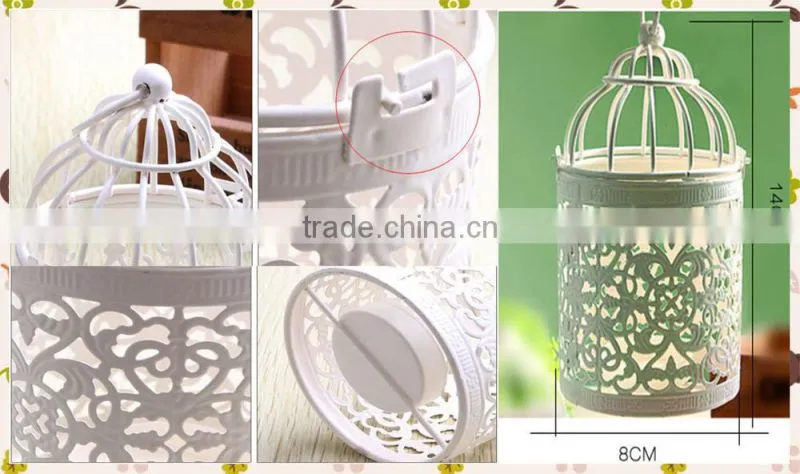 European Iron Candlestick Decorative Lantern Ornaments Creative Boutique