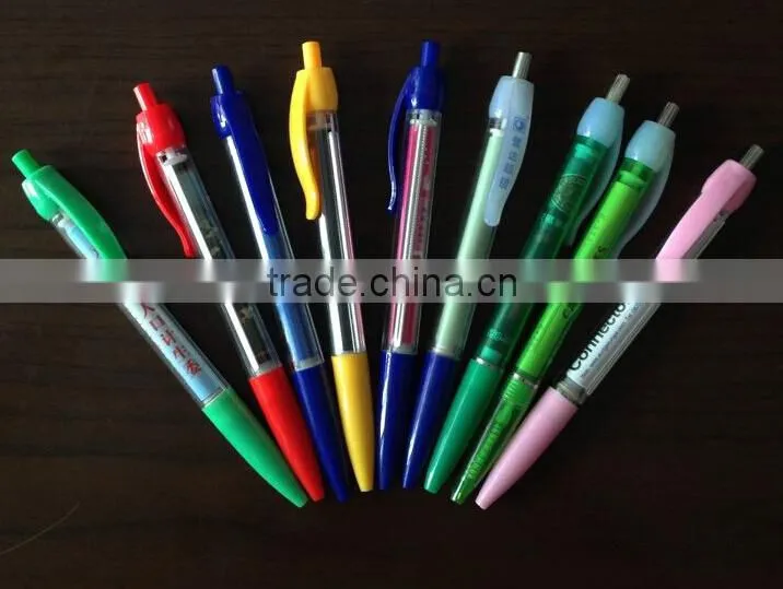 Promotional Cheap Retractable Banner Pen Advertising Logo Customized Plastic Banner Ball Pen Pull Out Banner Pen