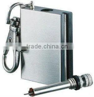 Mini Flints Metal Match Fire Starter Gas Oil Permanent Outdoor Camping Lighter