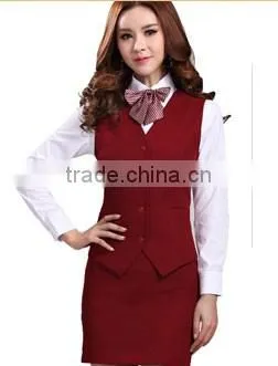 Women Cashier Bank Uniform Design For Receptionist