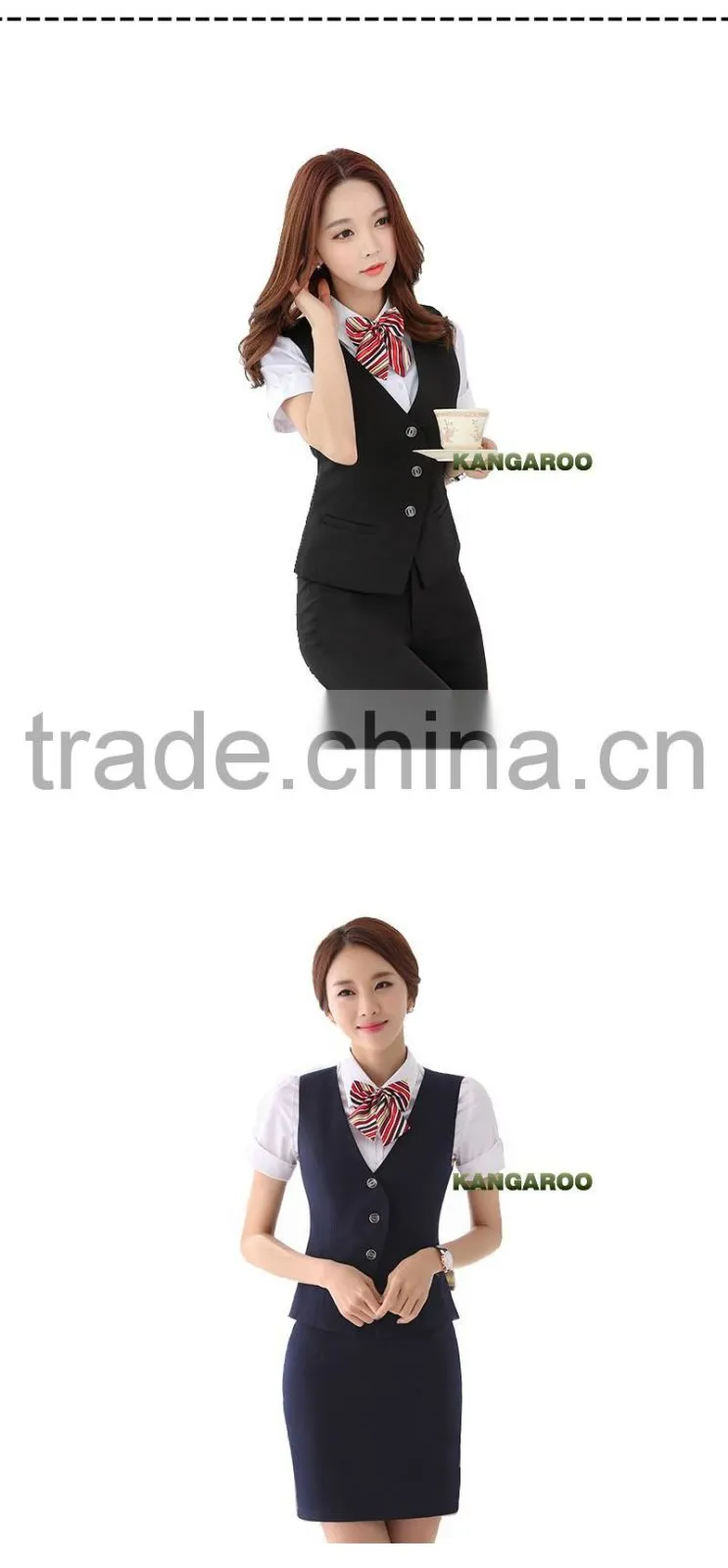 Women Cashier Bank Uniform Design For Receptionist