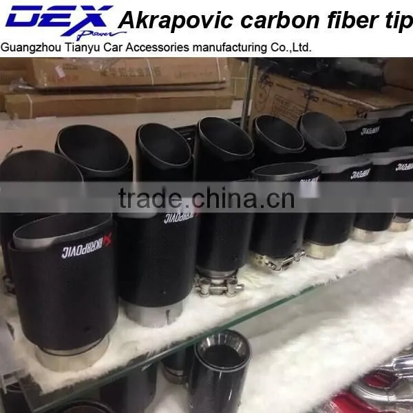 Tianyu DEX auto racing a~krapovic exhaust carbon fiber tip