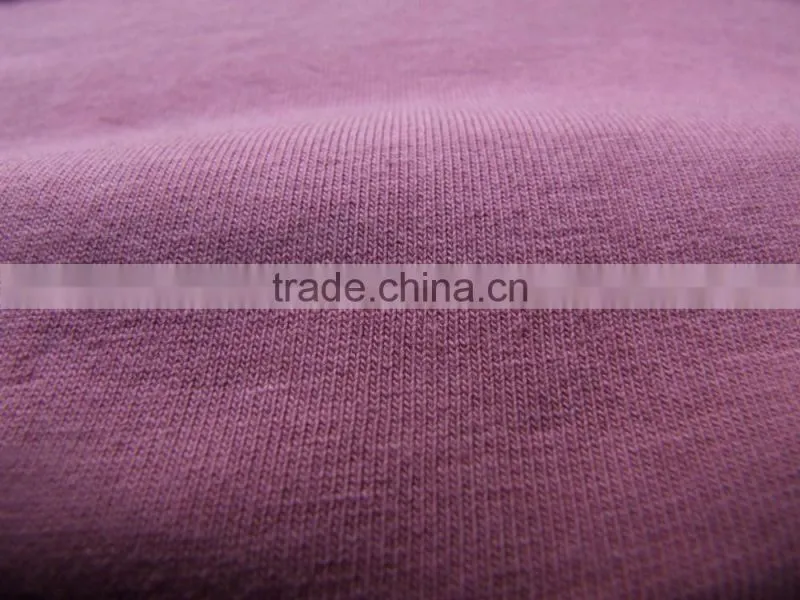 single jersey cotton fabric for men's undershirt stretch fabric