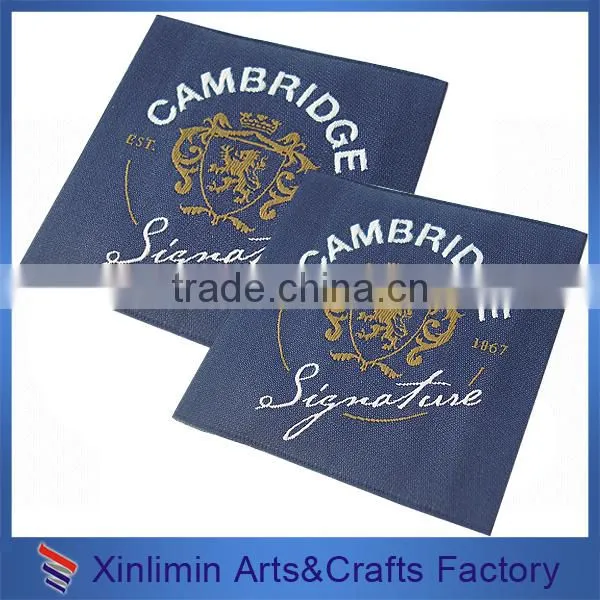 customized beatiful hot customized woven clothing printed private tag