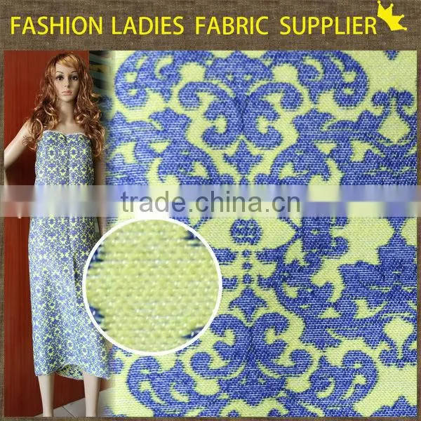 textile new product woven jacquard fabricspolyester content textile jacquard yarn dyed fabric