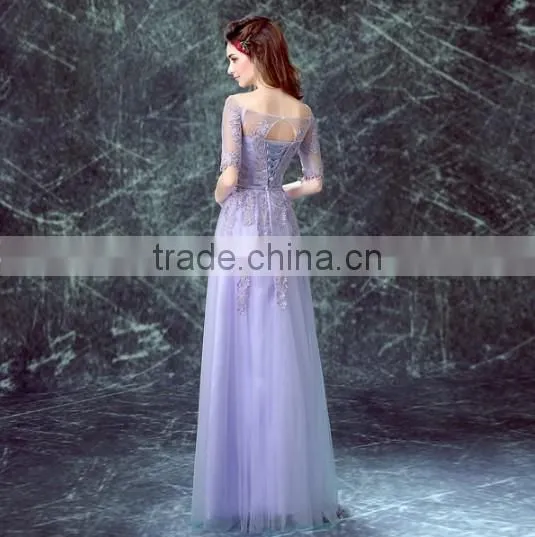 formal purple lace ladies evening dress best western dresses