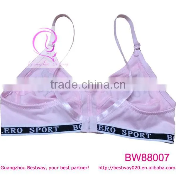 Sweet cute pink bra with no padding