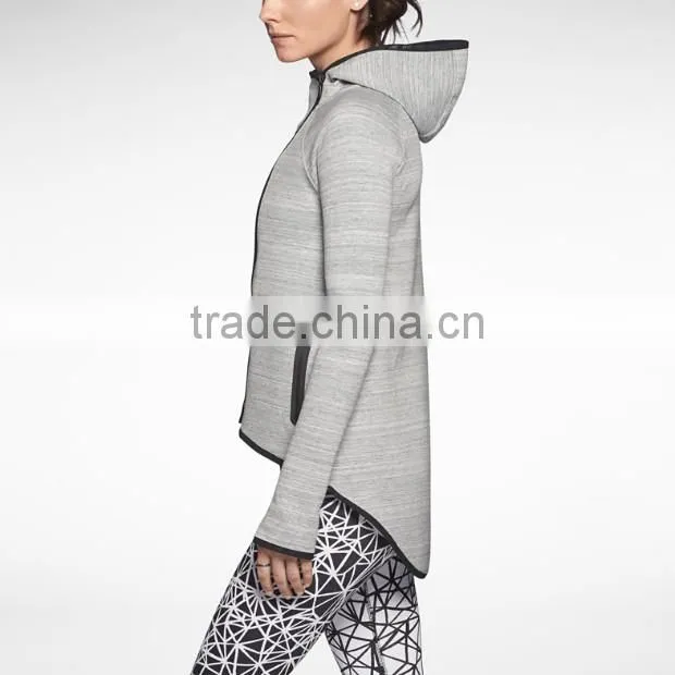 2014 Double-faced Fleece womens running Jacket