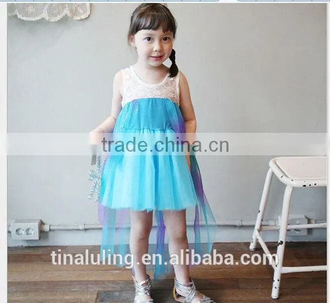 fashion kids ball gown dresses new girls dress for 3-8 years tutu dress