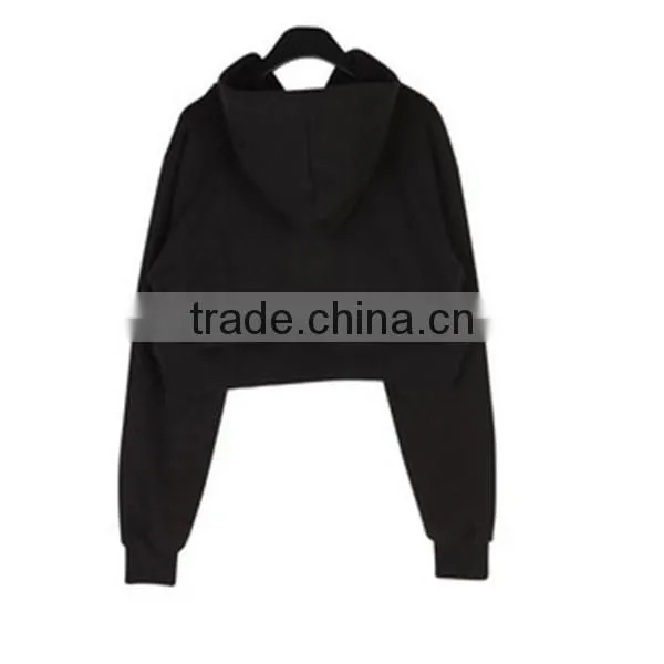 fashion printed loose crop tops for women custom