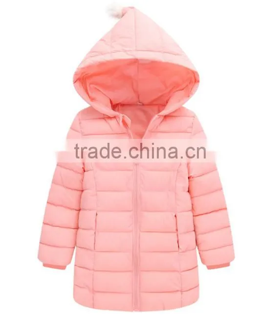 Original Girl WinterJacket/Custom Kids Long Down & Parkas Casual Cotton Padded Coat