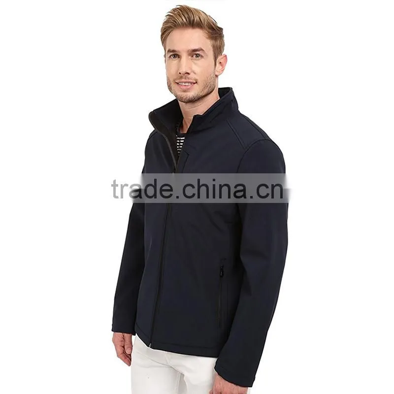 2017 most popular zipper outdoor cool men's softshell jacket