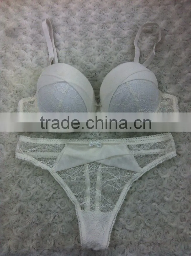 See through lace bra and g-string panties sexy bra new design sex girls photos thong Shantou factory