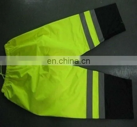 High visibility reflective safety pant