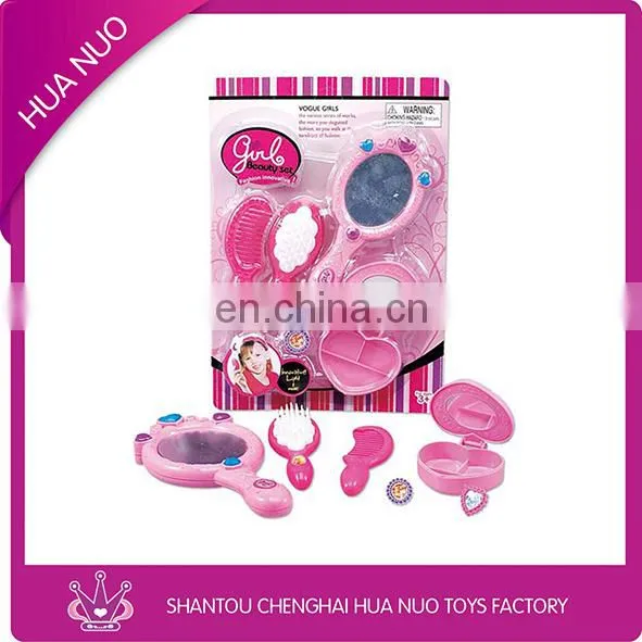High quality beauty set kids haircut plastic toy