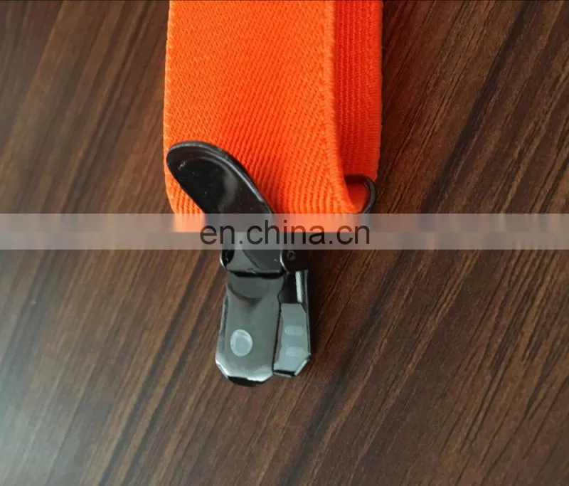 2017 men's fashion suspenders 4 clips suspenders