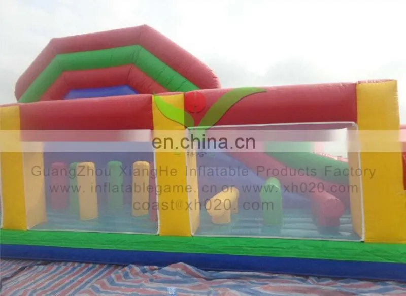 Outdoor Amusement Park Fun Land Inflatable Fun City CE Commercial Sale In Stock