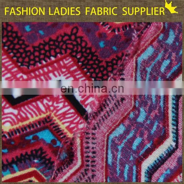 Rayon challis print fabric,rayon woven fabric,stretch polyester rayon blend fabric