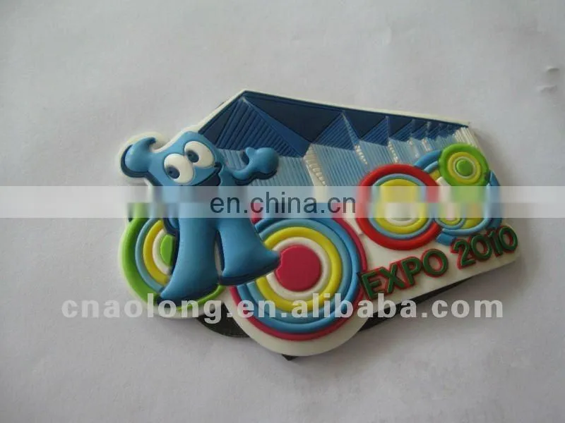 custom city name logo soft pvc 3d souvenir fridge magnet,rubber tourist refrigerator magnet