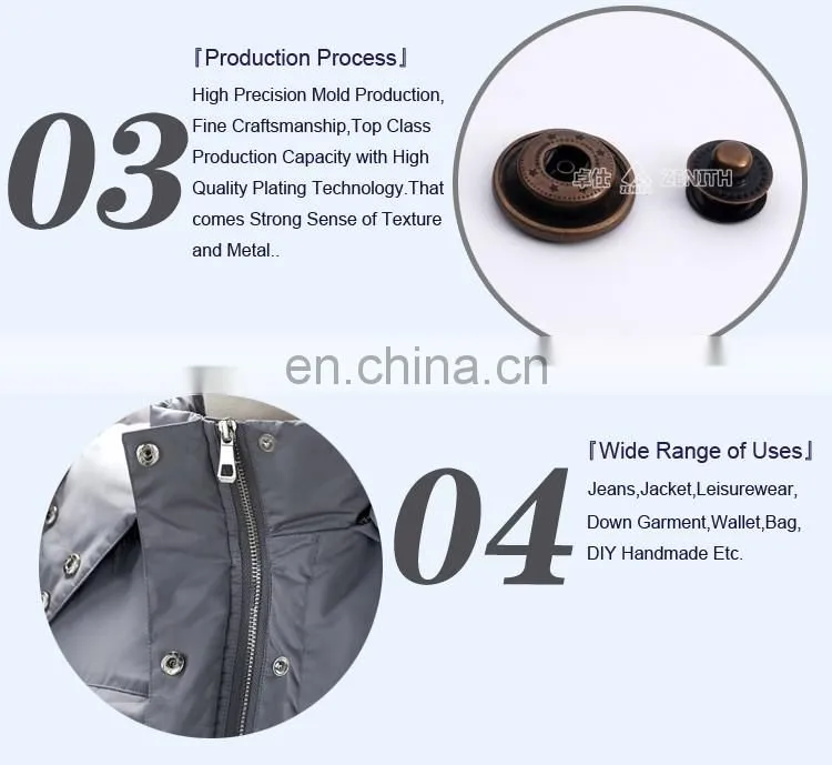 Clothing Snap Custom Metal Snap Button BM10175