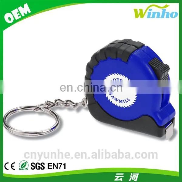Oval Tape Measure Key Ring