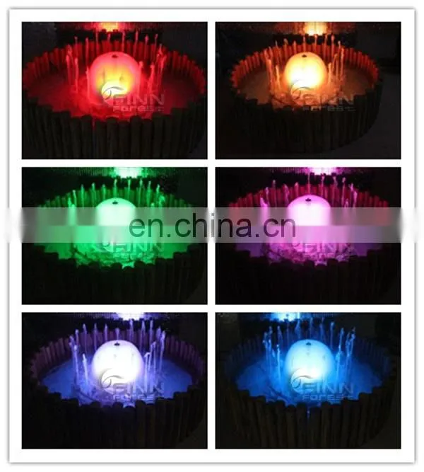 Small color changing LED light indoor fountain waterfall