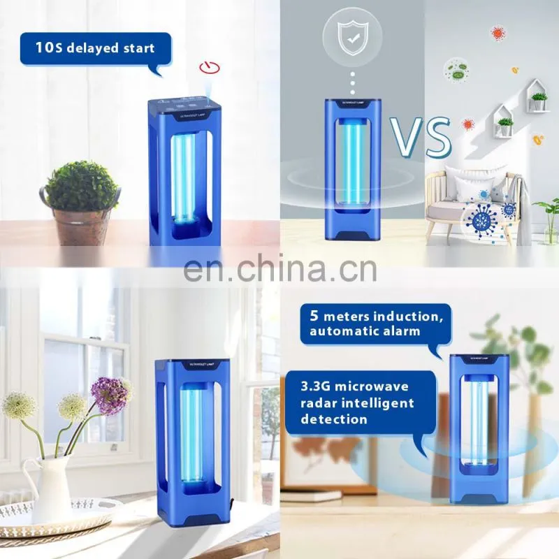 AC120V AC220V 35W Sterilization Equipments Intelligent UVC Sterilization Light