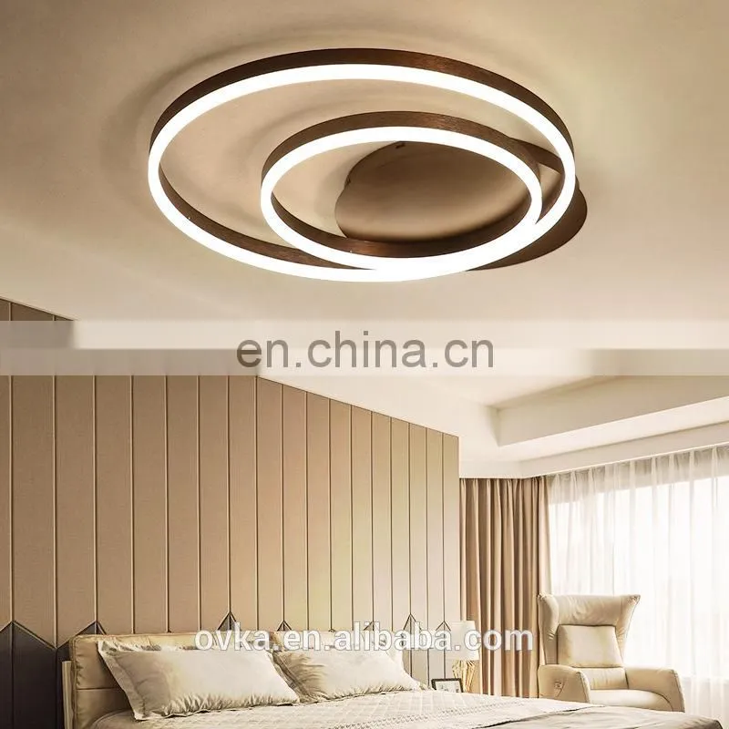 Modern Acrylic LED Ceiling Light Fixture Ring Surface Mounted Ceiling lamps For Living Room Bedroom Lighting