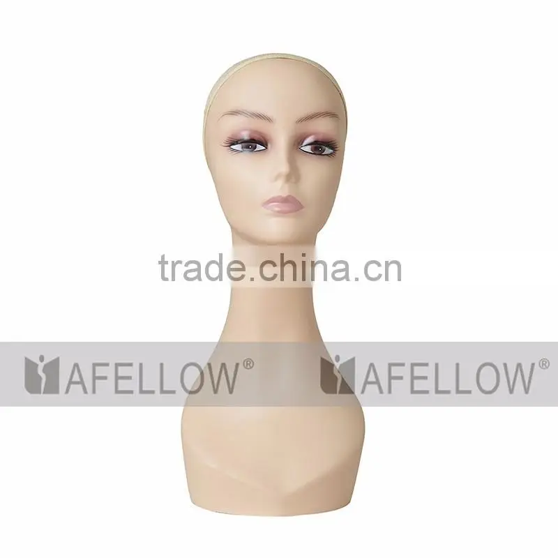 Plastic head Mannequin Display hair mannequin head