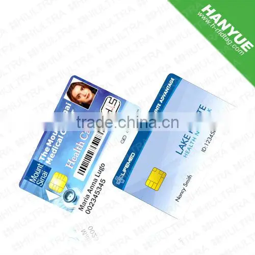 Printable IC contact card SLE4428 for transportation payment