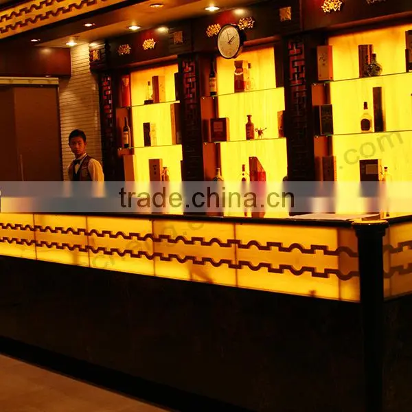 Good Price Translucent Interior Wall Bar Counter Decorative Panel