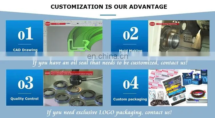Packing U Cup Y Dust PU NBR FKM Excavator Hydraulic Cylinder Piston Seal Hallite Hydraulic Rod Seal With High Pressure