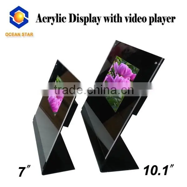 acrylic display stand with lcd screen
