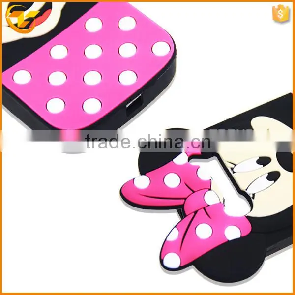 3D soft silicon case for alcatel one touch pop c5