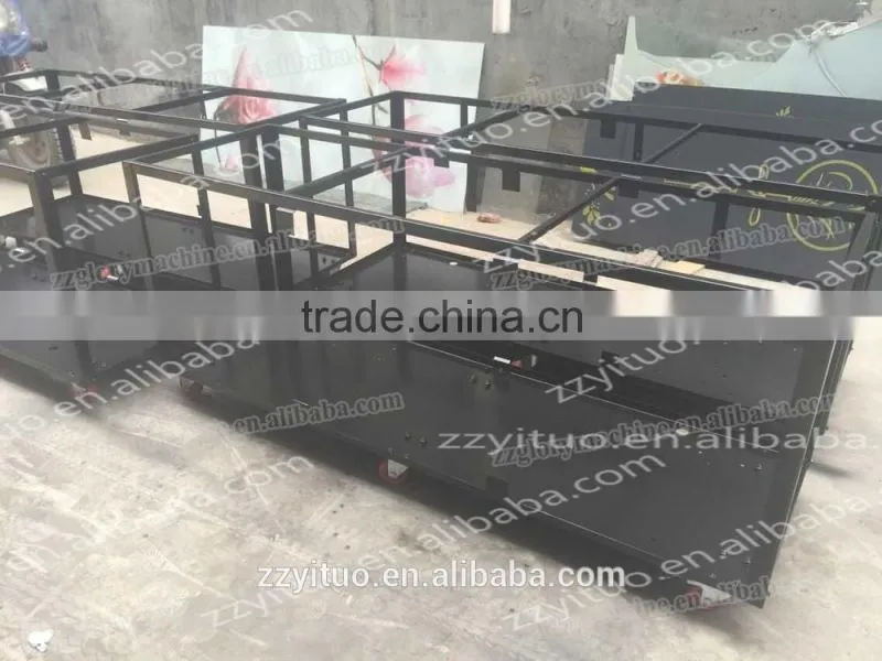 Free ship to Mumbai, India / Large capacity double pan fried ice cream roll machine made in China for sale