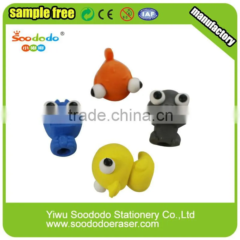 Rubber pencil cap eraser