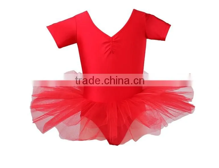 Beijing Plant Wholesale Short Sleeves 3 Layers Ballet Performance Tutus Kids