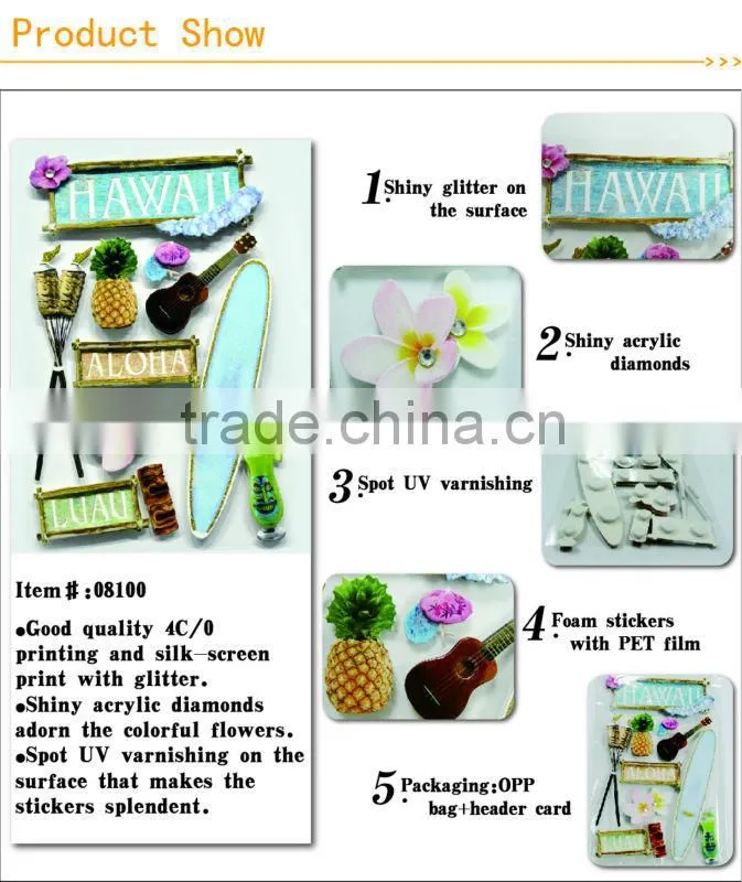 handmade sticker and diy sticker china