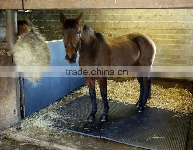 China Horse Stall Rubber Mats / Cow Horse Stable Rubber Mat Anti-slip