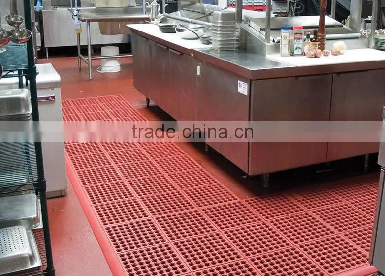 Anti silp rubber mat outdoor playground rubber mat