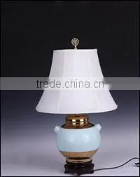 Chinese Longquan Celadon Style Ceramic Lamp